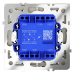 Проходной переключатель двухклавишный с подсветкой Voltum S70 VLS020405