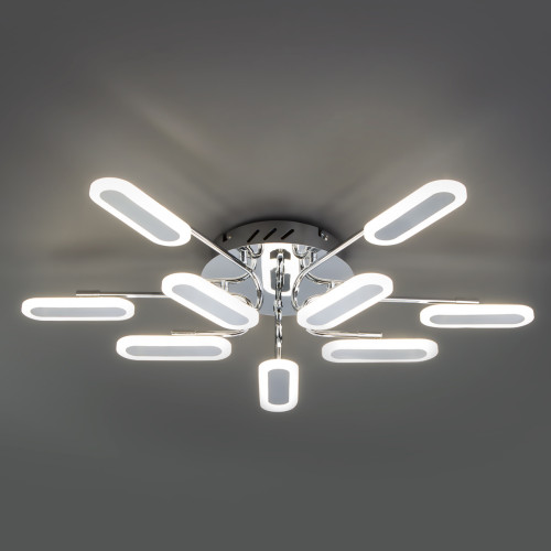 Потолочный светодиодный светильник Eurosvet Osaka 90148/10 хром