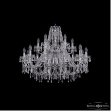 Подвесная люстра Bohemia Ivele Crystal 1403/12+6/300/2d Ni