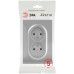 Розетка Эра Arktik 16-2107-03 без заземления двойная 2X2P 16А-250В алюминий Б0071683