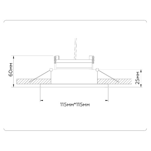 Встраиваемый светильник Ambrella Light GX Standard Tech Techno Spot TN52338