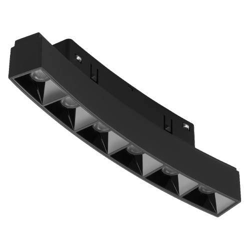 Трековый магнитный светильник iLedex Vision 4822-036-L190-D1200-6W-110DG-3000K-BK