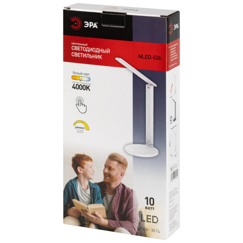 Настольная лампа Эра NLED-526-10W-W