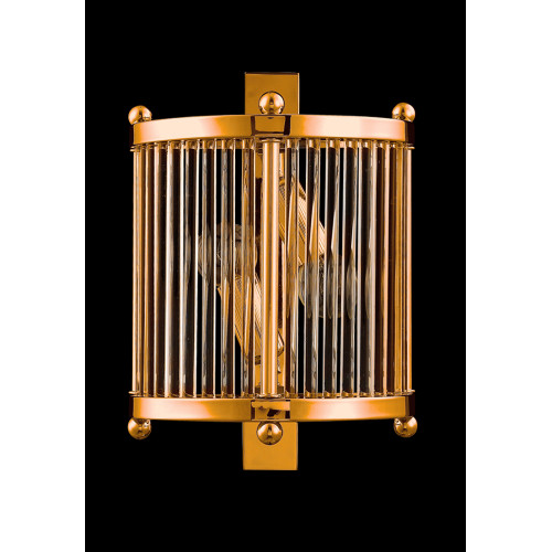 Настенный светильник Crystal Lux Tadeo TADEO AP2 GOLD/TRANSPARENTE