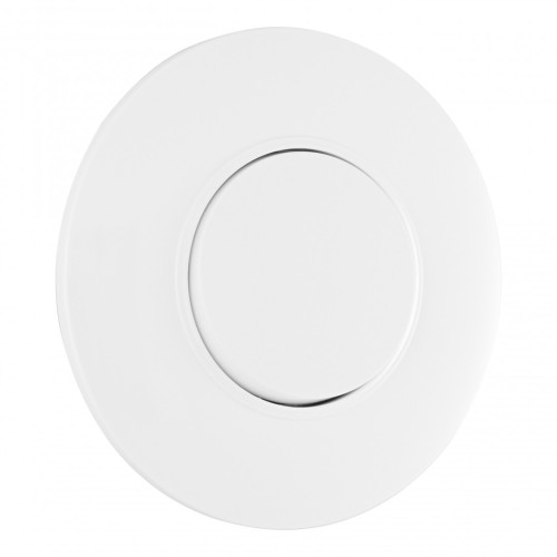 Выключатель круглый одноклавишный с рамкой Arte Milano SET08-1-30-1 white