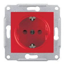 Розетка Schneider Electric Sedna с/з со шторками 16A 250V SDN3000341