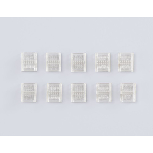 Соединитель прямой Ambrella Light Illumination COB 12/24V для лент 12mm (2 конт.) (10шт. в комплекте) GS6362