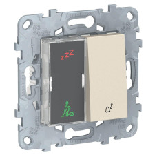Дисплей гостиничного номера и кнопочный звонок Schneider Electric Unica New NU577744