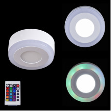Накладной светильник Reluce 60503-9.0-001TM LED3+3W WH/DL+RGB Накладной светильник Reluce 60503-9.0-001TM LED3+3W WH/DL+RGB