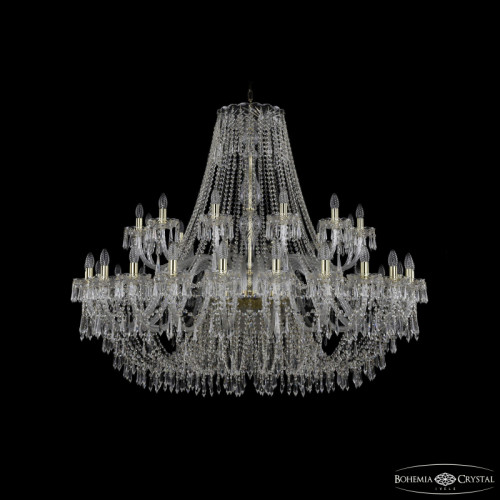 Подвесная люстра Bohemia Ivele Crystal 1403/24+12/530 G