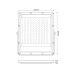 Прожектор Uniel ULF-F51D-100W/6500K IP65 200-240V GREY UL-00012759