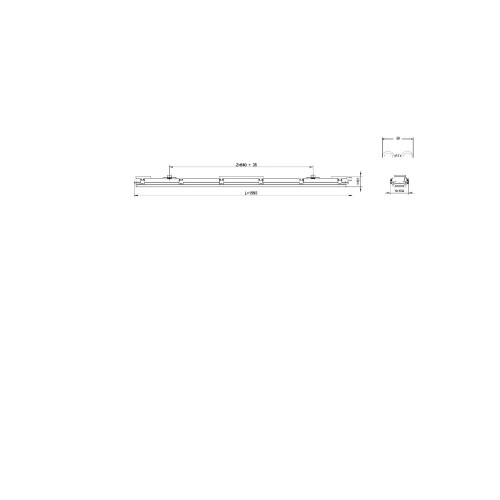 Линейный светодиодный светильник Эра SPP-101-0-002-150 Б0043659
