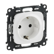 Розетка Legrand Valena Allure 16A 250V с/з винтовой зажим белая 753725