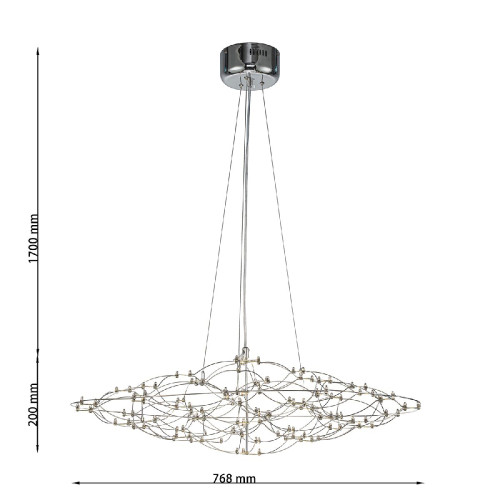 Подвесная люстра Favourite Thinner 4305-8P