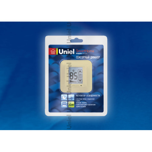 Диммер (04029) Uniel USW-001-LCD-DM-40/500W-TM-M-BG