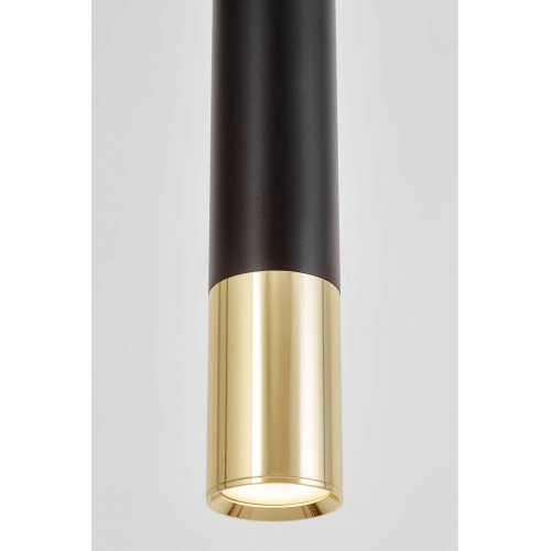 Подвесной светильник Lumina Deco Tuba LDP 1101-300 BK+GD