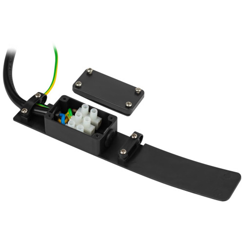 Ландшафтный светильник ЭРА Беллона GBF-103-1-BL-0650 230В Е27 IP54 черный с розеткой Б0071048