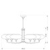 Подвесная люстра Kutek Decor DEC-ZW-6 (P)