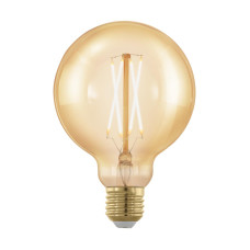 Лампа светодиодная филаментная диммируемая Eglo E27 4W 1700К золотая 11693