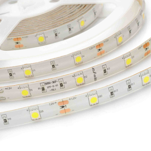 Светодиодная лента Apeyron 12В СТ 7,2Вт/м smd5050 30д/м IP65 360Лм/м 5м 6500К 00-39