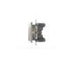 Розетка двухместная с заземлением ELBI Zena Vega 609-010200-907