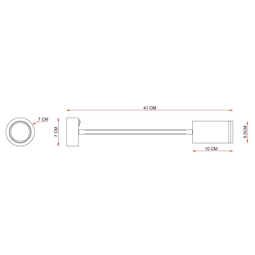 Гибкое бра Arte Lamp Imai A2266AP-1WH