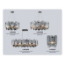 Подвесная люстра Ambrella Light High Light Crystal LH31205