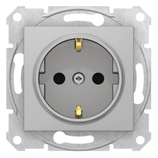 Розетка Schneider Electric Sedna с з/к со шторками 16A 250V SDN3001760