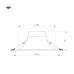 Встраиваемый светильник Arlight MS-BLIZZARD-BUILT-R115-10W Day4000 (WH, 100 deg, 230V) 035593