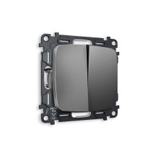 Комплект механизма 2-кл выключателя Ambrella Volt Omega MO653010