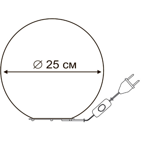 Настольная лампа Arte Lamp Sphere A6025LT-1WHG