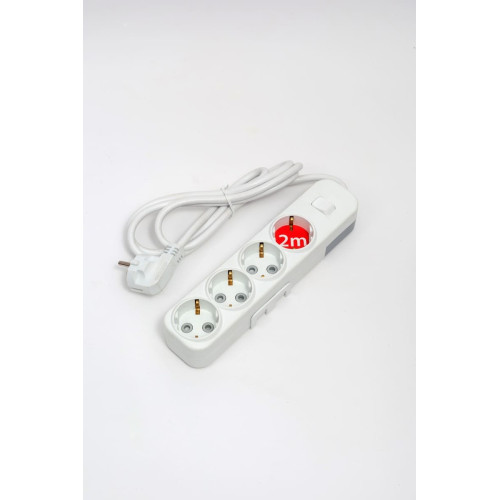 Удлинитель с/з 4вх с защитными шторками с включателем ELBI Myra 527-010202-422