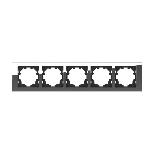 Рамка пятиместная ELBI Zena Platin 500-073100-250