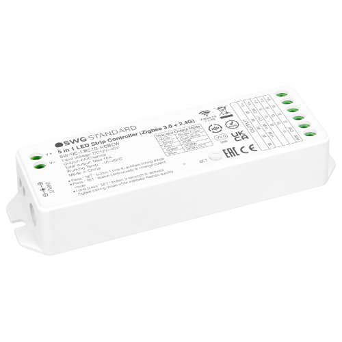 Контроллер для ленты SWG Standard SW-QC-LRCZG-RGBCW 00-00035928