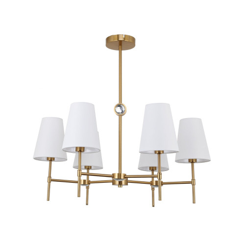 Люстра на штанге Arte lamp Daniella A4104LM-6PB Люстра на штанге Arte lamp Daniella A4104LM-6PB