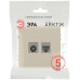 Розетка Эра Arktik 16-3110-04 комбинированная RJ45+TV шампань Б0070497