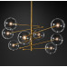 Люстра на штанге Delight Collection Globe Mobile KG0835P-8 brass