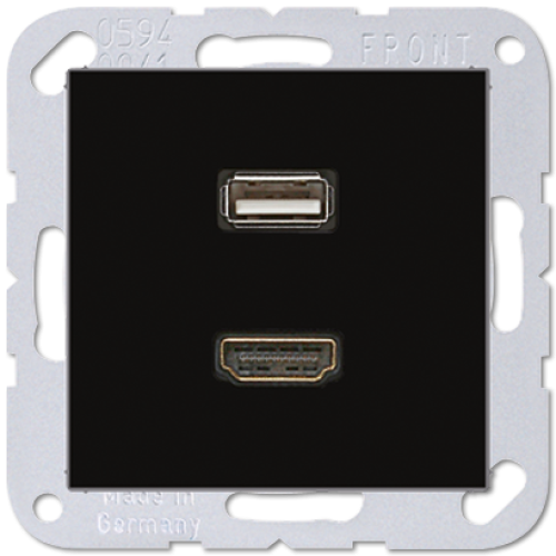 Розетка HDMI/USB Jung MAA1163SW