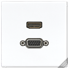 Розетка HDMI/VGA Jung MALS1173
