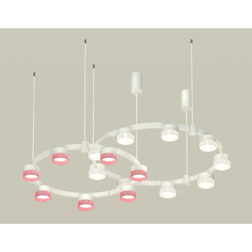 Комплект подвесного светильника Ambrella Light Techno Ring XR92081310 (A9208x2, C9241, C9236, N8480, N8486)