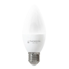 Лампа светодиодная Thomson E27 6W 6500K свеча матовая TH-B2359