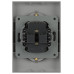 Розетка Эра Arktik 16-2107-03 без заземления двойная 2X2P 16А-250В алюминий Б0071683