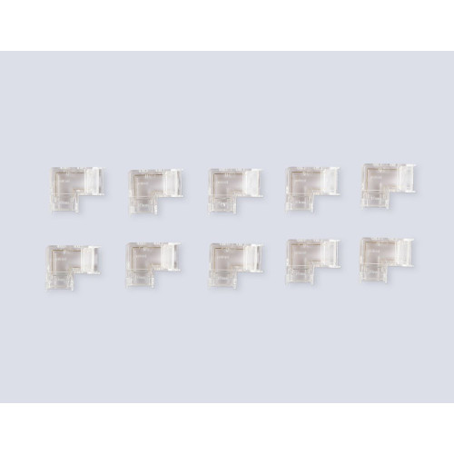Соединитель угловой Ambrella Light Illumination COB 12/24V для лент 10mm (2 конт.) (10шт. в комплекте) GS6861