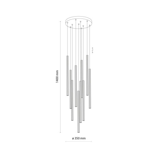 Подвесной светильник TK Lighting 11487 Ferro Sabia a072571