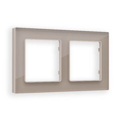 Рамка двухместная Ambrella Volt Platos AF380602