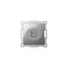 Розетка USB 5V 2,1A 2-я ELBI Zena Vega 609-011000-143