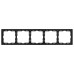 Рамка пластиковая Arlight FRM-NOBE-SFPL-5-BK 054228 Рамка пластиковая Arlight FRM-NOBE-SFPL-5-BK 054228