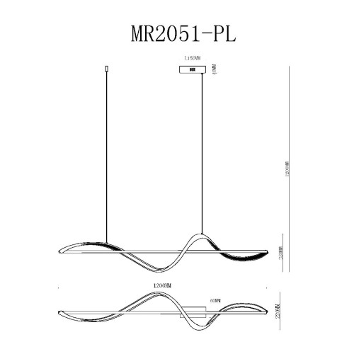 Подвесной светильник MyFar Marry MR2051-PL
