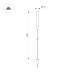 Ландшафтный светильник Arlight KT-CATALI-BOLL-H400-0.5W Warm3000 (BK, 160 deg, 24V) 050681
