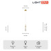 Подвесной светильник Lightera Calibri LE209L-1G